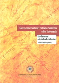 Books Frontpage Convenciones textuales en textos cientí­ficos sobre fisioterapia