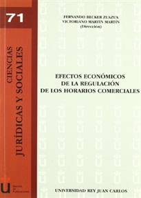Books Frontpage Efectos económicos de la regulación de los horarios comerciales