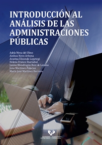 Books Frontpage Introducción al análisis de las administraciones públicas