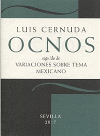Books Frontpage Ocnos, seguido de variaciones sobre tema mexicano
