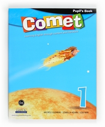 Books Frontpage Comet. 1 Primary. Pupil's book