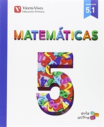 Books Frontpage Matematicas 5 (5.1-5.2-5.3) Aula Activa Andalucia