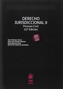 Books Frontpage Derecho Jurisdiccional II Proceso Civil 25ª Edición 2017