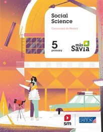 Books Frontpage Social science. 5 Primary. Más Savia. Madrid