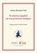 Front pageEl idioma español en sus primeros tiempos