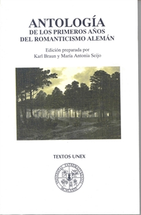 Books Frontpage Antología de los primeros años del romanticismo alemán