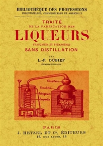 Books Frontpage Traite de la fabrication des liqueurs françaises et etrangeres