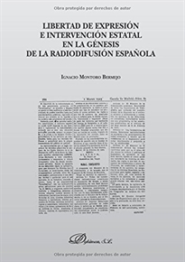 Books Frontpage Libertad de expresión e intervención estatal en la génesis de la radiodifusión española