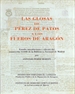 Front pageLas Glosas de Pérez de Patos a los Fueros de Aragón