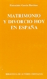 Front pageMatrimonio y divorcio hoy en España