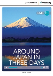 Books Frontpage Around Japan in Three Days High Beginning Book with Online Access