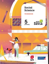 Books Frontpage Social science. 5 Primary. Más Savia. Workbook