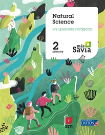 Books Frontpage Natural science. 2 Primary. Más Savia. Workbook
