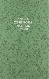 Books Frontpage Anales de Historia Natural, 1799-1804