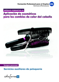 Books Frontpage Módulo 3, aplicación de cosméticos para los cambios de color del cabello