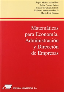Books Frontpage Matemáticas para economía, administración y dirección de empresas