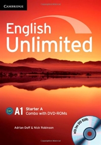 Books Frontpage English Unlimited Starter A Combo with DVD-ROM