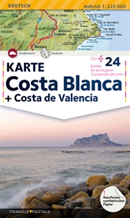 Books Frontpage Costa Blanca, map