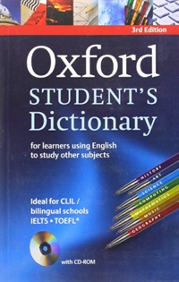 Books Frontpage Oxford Students Dictionary with CD-ROM