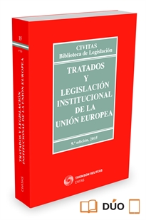 Books Frontpage Tratados y Legislación Institucional de la Unión Europea