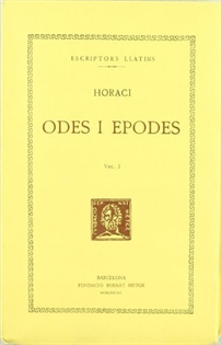 Books Frontpage Odes i epodes, vol. I