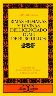 Books Frontpage Rimas humanas y divinas del Licenciado Tomé de Burguillos                       .