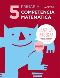 Books Frontpage Competencia matemática 5.