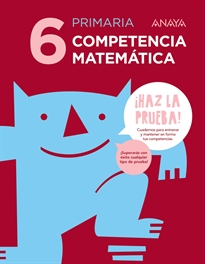Books Frontpage Competencia matemática 6.