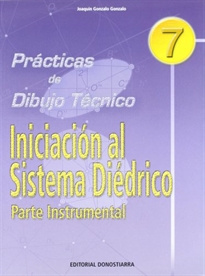 Books Frontpage P.D.T. Nº 7: Iniciación al sistema diédrico. Parte instrumental.