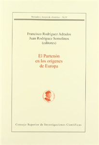 Books Frontpage El Partenón en los orígenes de Europa
