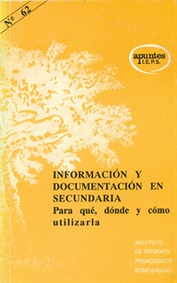 Books Frontpage Información y documentación en Secundaria