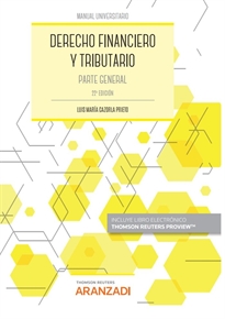 Books Frontpage Derecho Financiero y Tributario (Papel + e-book)