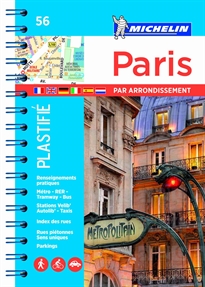 Books Frontpage Plano Paris par Arrondissement plastifié