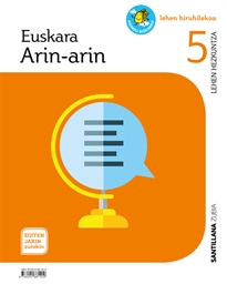 Books Frontpage Euskara Arin-Arin 5 Lehen Hiruhilekoa Egiten Jakin Zurekin