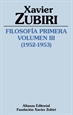Front pageFilosofía primera (1952-1953). Volumen III