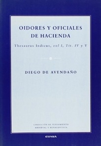 Books Frontpage Oidores y oficiales de hacienda