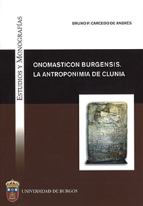 Books Frontpage Onomasticon Burgensis. La antroponimia de Clunia