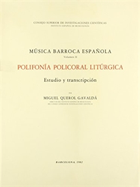 Books Frontpage Música barroca española. Polifonía policoral litúrgica