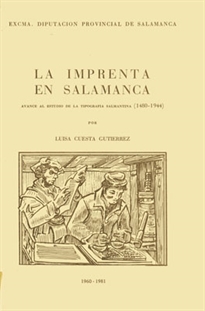 Books Frontpage La Imprenta en Salamanca