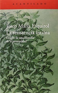 Books Frontpage La resistencia íntima