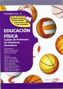 Books Frontpage Cuerpo de Profesores de Enseñanza Secundaria. Educación Física. Temario Vol. III.