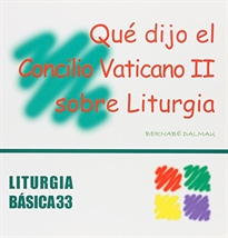 Books Frontpage Qué dijo el Concilio Vaticano II sobre Liturgia