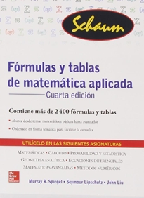 Books Frontpage Formulas Y Tablas De Matematica Aplicada