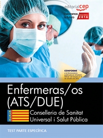 Books Frontpage Enfermeras/os. Conselleria de Sanitat Universal i Salut Pública. Generalitat Valenciana. Test Específicos