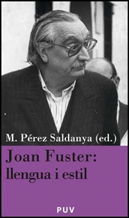 Books Frontpage Joan Fuster: llengua i estil
