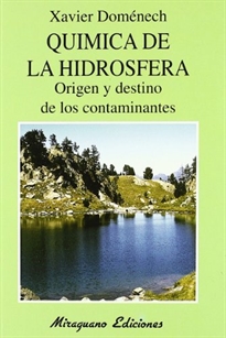 Books Frontpage Quimica De La Hidrosfera Origen Y Destino De Los Contaminantes
