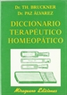 Portada del libro Diccionario terapéutico homeopático