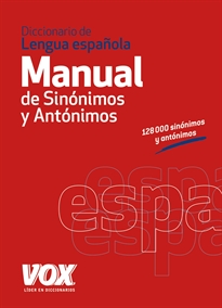 Books Frontpage Diccionario Manual de Sinónimos y Antónimos de la Lengua Española