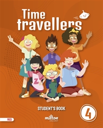 Books Frontpage Time Travellers 4 Red Student's Book English 4 Primaria