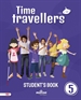 Front pageTime Travellers 5 Red Student's Book English 5 Primaria